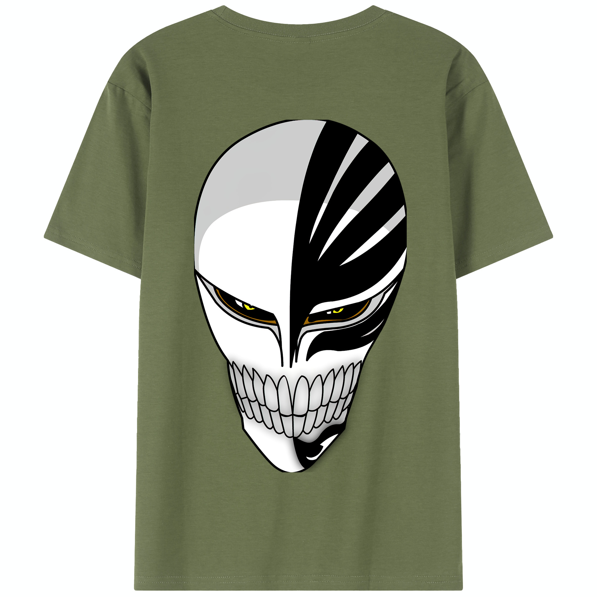 （画像用） ブリーチ 黒崎一護（くろさき いちご）BLEACH Kurosaki Ichigo 綿100％半袖Tシャツ（背面プリント）